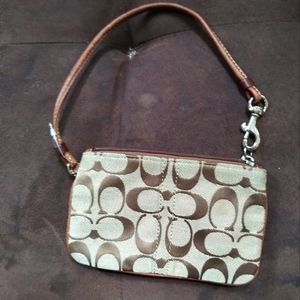 Coach change pouch